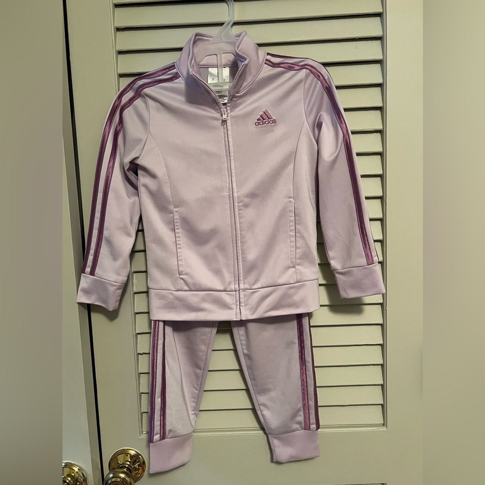 Adidas Light Purple tracksuit